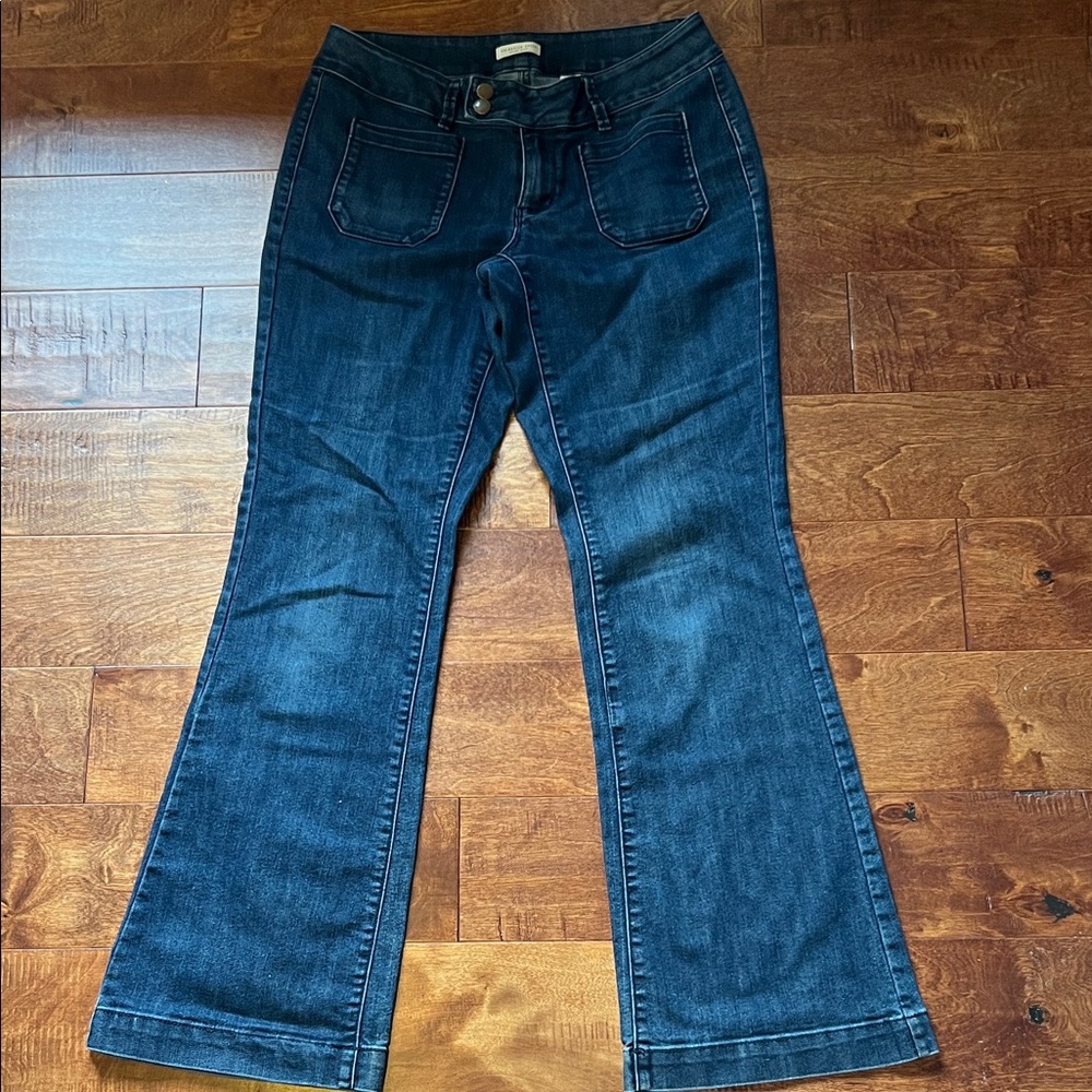 Coldwater Creek Dark Blue Flare Jeans